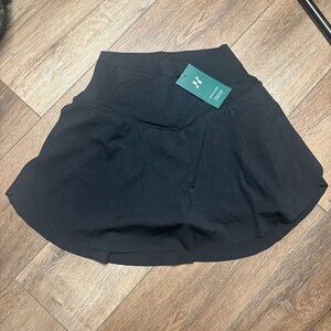 Halara Women's Skort Black Size Medium Skirt Shorts NWT